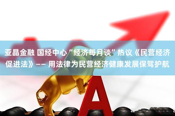 亚晶金融 国经中心“经济每月谈”热议《民营经济促进法》—— 用法律为民营经济健康发展保驾护航