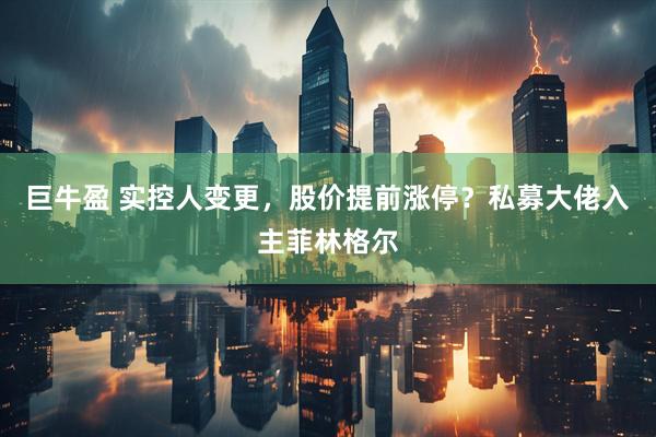 巨牛盈 实控人变更，股价提前涨停？私募大佬入主菲林格尔