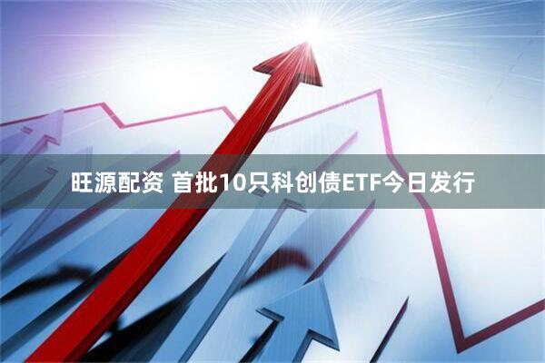 旺源配资 首批10只科创债ETF今日发行