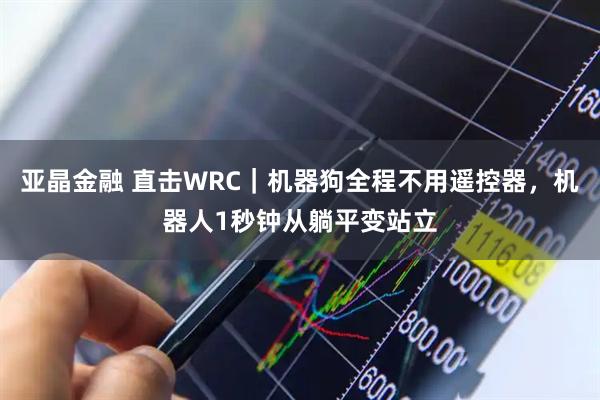 亚晶金融 直击WRC｜机器狗全程不用遥控器，机器人1秒钟从躺平变站立